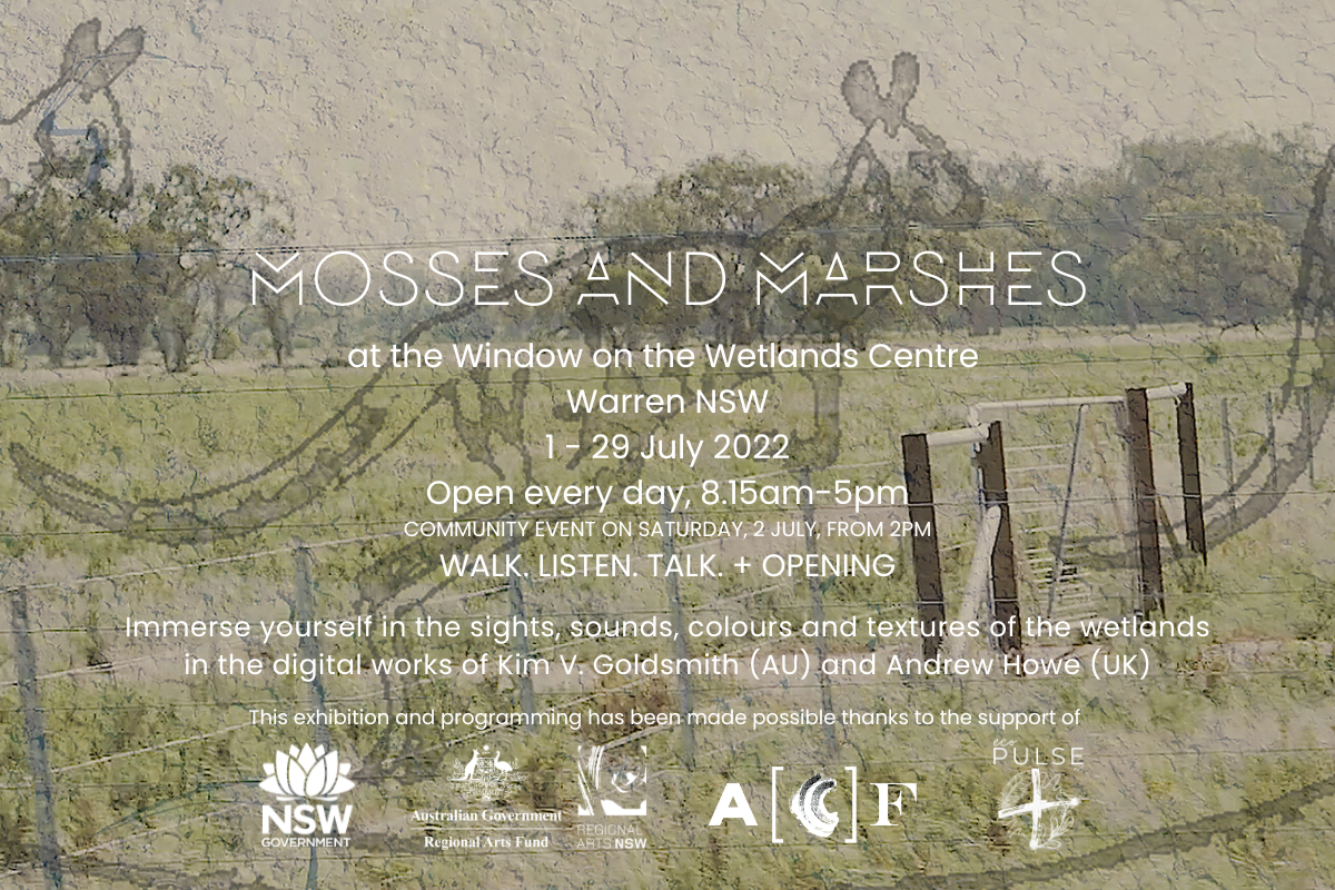 Mosses and Marshes: Wetland Walk. Listen. Talk + Opening